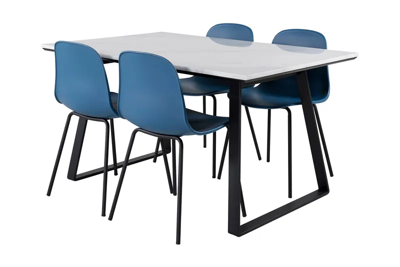 Admira Spisegruppe 140 cm + 4 Kullersbro Spisestoler