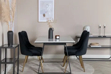 Admira Spisegruppe 140 cm + 4 stk Valerie Spisestoler - Møbler - Bord - Spisegruppe