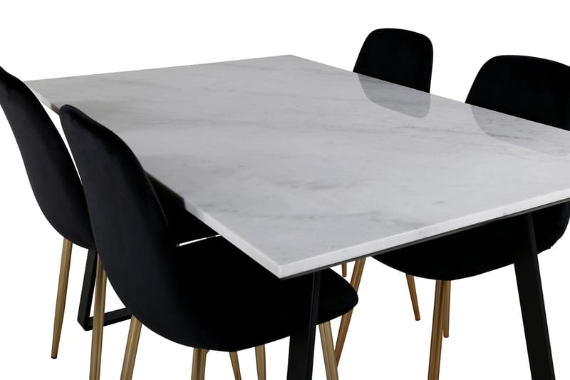 Admira Spisegruppe 140 cm + 4 Pontus Spisestoler - Møbler - Bord - Spisegruppe