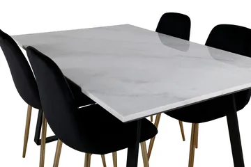 Admira Spisegruppe 140 cm + 4 Pontus Spisestoler - Møbler - Bord - Spisegruppe