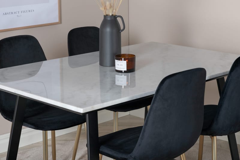 Admira Spisegruppe 140 cm + 4 Pontus Spisestoler - Møbler - Bord - Spisegruppe