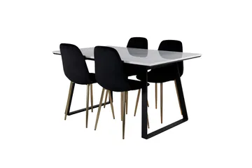 Admira Spisegruppe 140 cm + 4 Pontus Spisestoler - Møbler - Bord - Spisegruppe