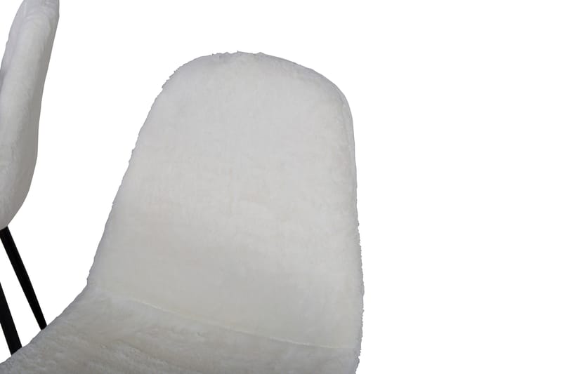 Admira Spisegruppe 140 cm inkl. 4 Ypas Stoler - Marmor/Hvit/Svart - Møbler - Bord - Spisegruppe