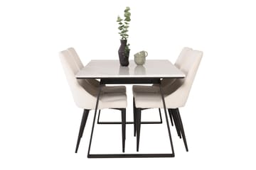 Admira Spisegruppe med 4 Ludde Spsestoler - Møbler - Bord - Spisegruppe