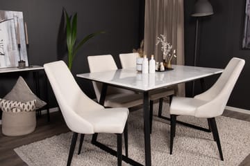 Admira Spisegruppe med 4 Ludde Spsestoler - Møbler - Bord - Spisegruppe