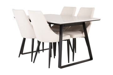 Admira Spisegruppe med 4 Ludde Spsestoler - Møbler - Bord - Spisegruppe