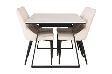 Admira Spisegruppe med 4 Ludde Spsestoler - Møbler - Bord - Spisegruppe