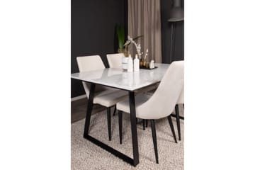 Admira Spisegruppe med 4 Ludde Spsestoler - Møbler - Bord - Spisegruppe