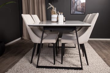 Admira Spisegruppe med 4 Ludde Spsestoler - Møbler - Bord - Spisegruppe