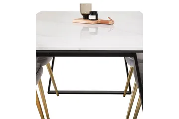 Admira Spisegruppe med 4 Valera Lyx Fløyelsstoler - Møbler - Bord - Spisegruppe