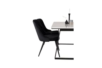 Admira Spisegruppe med 4 Valera Lyx Fløyelstol - Møbler - Bord - Spisegruppe