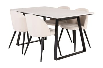 Admira Spisegruppe med 4 Valera Spisestoler Manchester - Møbler - Bord - Spisegruppe