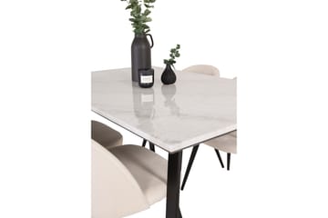 Admira Spisegruppe med 4 Valera Spisestoler Manchester - Møbler - Bord - Spisegruppe