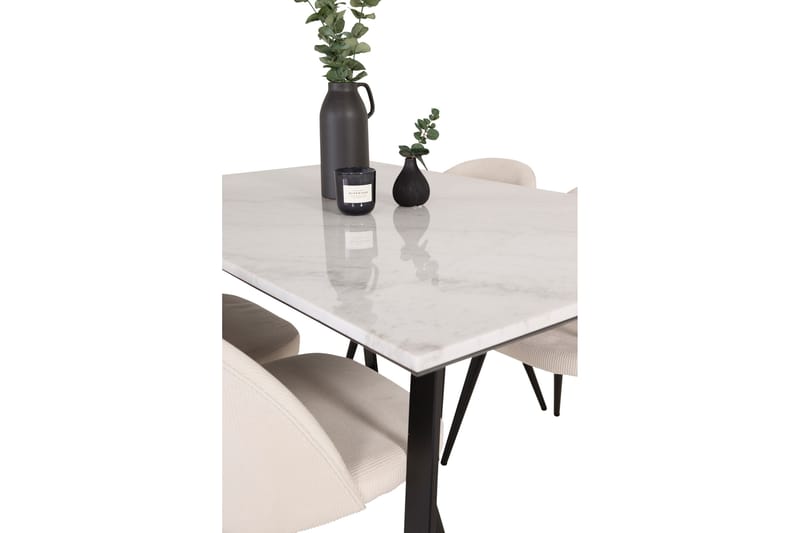 Admira Spisegruppe med 4 Valera Spisestoler Manchester - Møbler - Bord - Spisegruppe