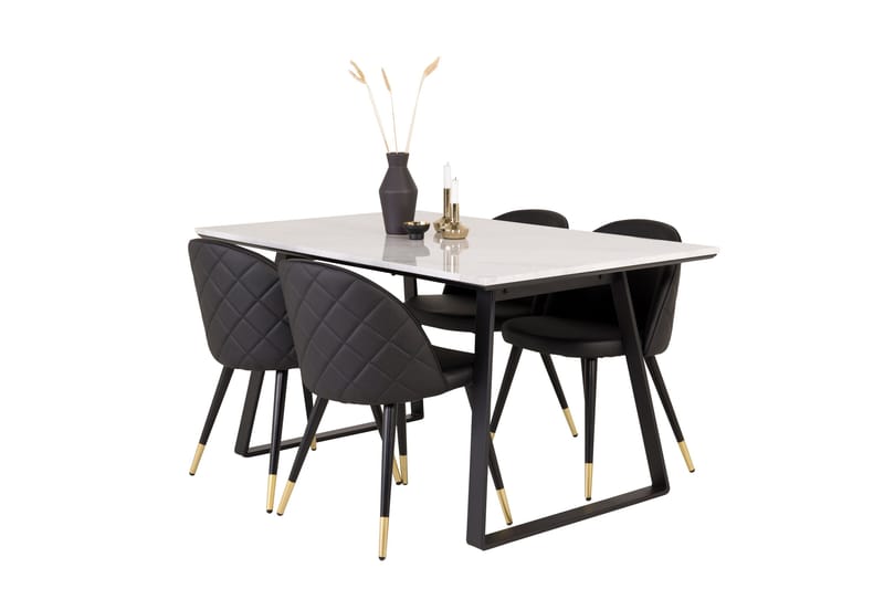 Admira Spisegruppe med 4 Valera Spisestoler - Møbler - Bord - Spisegruppe