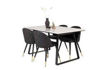 Admira Spisegruppe med 4 Valera Spisestoler - Møbler - Bord - Spisegruppe