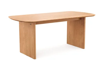 Alma spisegruppe rektangulær 180 cm eik med 6 Build spisestoler - Eik - Møbler - Bord - Spisegruppe