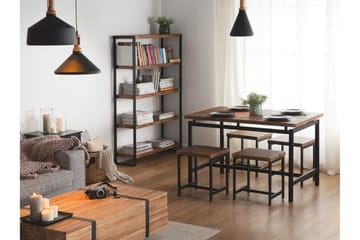 Arlington Spisegruppe 75 cm - Svart - Møbler - Bord - Spisegruppe