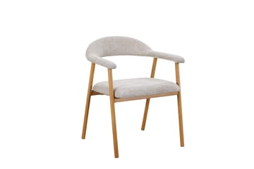 Arvo Spisegruppe rund 120 cm Eik med 4 Ronja Spisestoler - Eik/Eik - Møbler - Bord - Spisegruppe