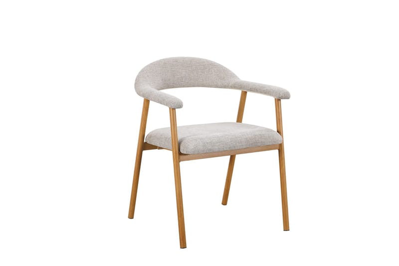 Arvo Spisegruppe rund 120 cm Eik med 4 Ronja Spisestoler - Eik/Eik - Møbler - Bord - Spisegruppe