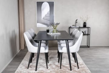 Balisa Matgrupp 180 cm + 6 st Ridones Matstolar - Møbler - Bord - Spisegruppe