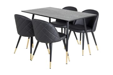 Balisa Spisebord 120 cm Med 4 Valera Spisestoler - Møbler - Bord - Spisegruppe