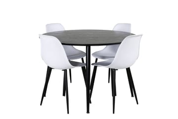 Balisa Spisegruppe 115 cm Rund + 4 Ypas Spisestoler - Møbler - Bord - Spisegruppe
