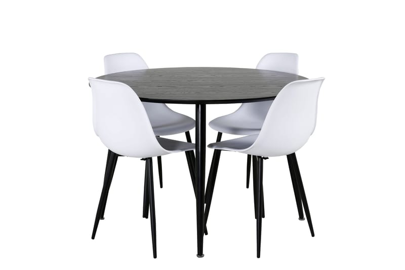 Balisa Spisegruppe 115 cm Rund + 4 Ypas Spisestoler - Møbler - Bord - Spisegruppe