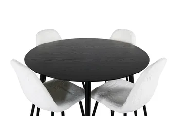 Balisa Spisegruppe 115 cm Rund + 4 Ypas Spisestoler - Møbler - Bord - Spisegruppe