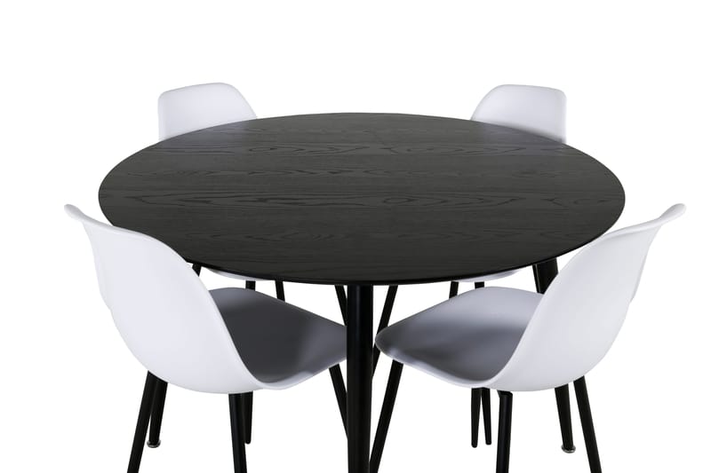 Balisa Spisegruppe 115 cm Rund + 4 Ypas Spisestoler - Møbler - Bord - Spisegruppe