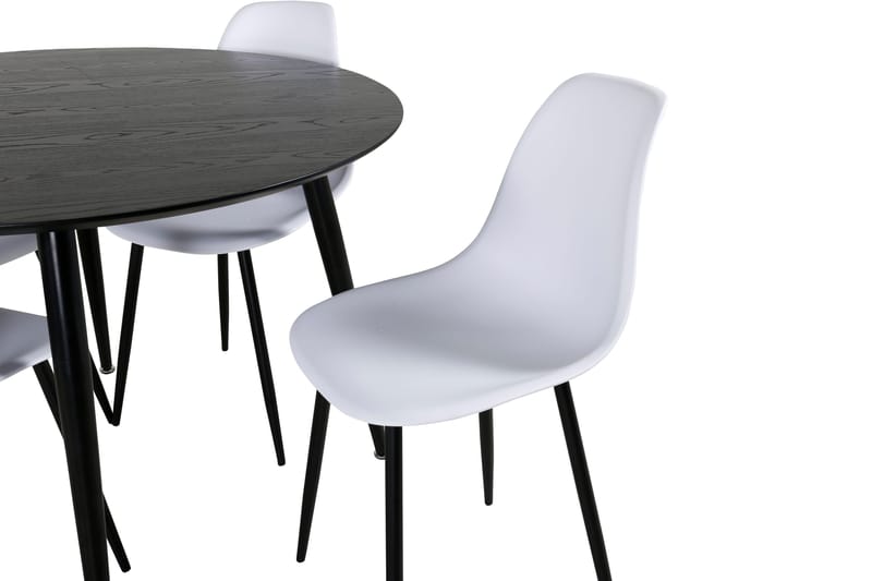 Balisa Spisegruppe 115 cm Rund + 4 Ypas Spisestoler - Møbler - Bord - Spisegruppe