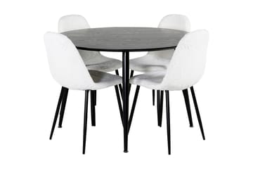 Balisa Spisegruppe 115 cm Rund + 4 Ypas Spisestoler - Møbler - Bord - Spisegruppe