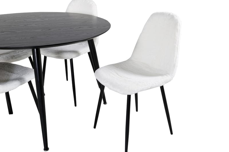 Balisa Spisegruppe 115 cm Rund + 4 Ypas Spisestoler - Møbler - Bord - Spisegruppe