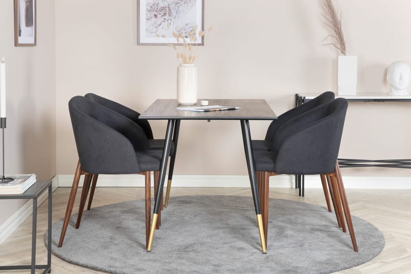 Balisa Spisegruppe 120 cm + 4 stk Kullersbro Spisestoler - Møbler - Bord - Spisegruppe