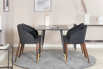 Balisa Spisegruppe 120 cm + 4 stk Kullersbro Spisestoler - Møbler - Bord - Spisegruppe