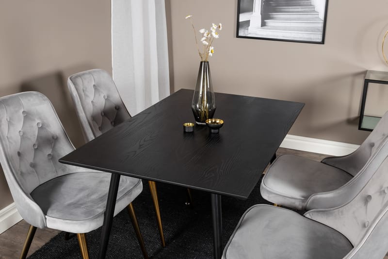Balisa Spisegruppe 120 cm + 4 stk Valera Spisestoler - Møbler - Bord - Spisegruppe