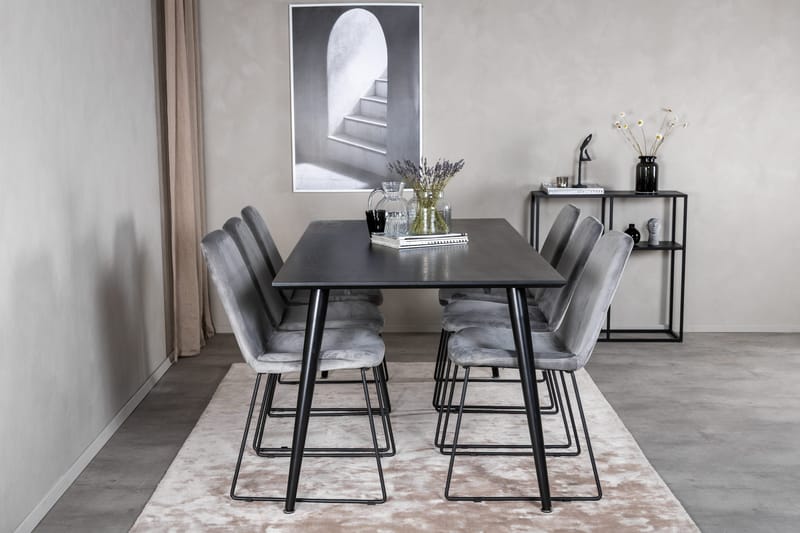 Balisa Spisegruppe 180 cm + 6 stk Jadraque Spisestoler - Møbler - Bord - Spisegruppe