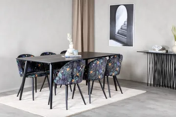 Balisa Spisegruppe 180 cm + 6 stk Sedavi Spisestoler - Møbler - Bord - Spisegruppe