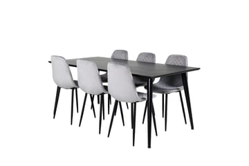 Balisa Spisegruppe 180 cm + 6 stk Ypas Spisestoler - Møbler - Bord - Spisegruppe