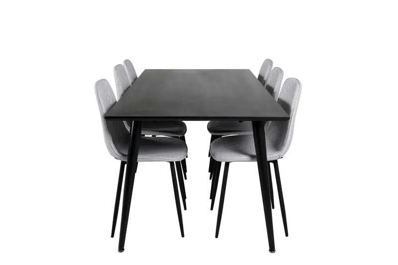 Balisa Spisegruppe 180 cm + 6 stk Ypas Spisestoler - Møbler - Bord - Spisegruppe