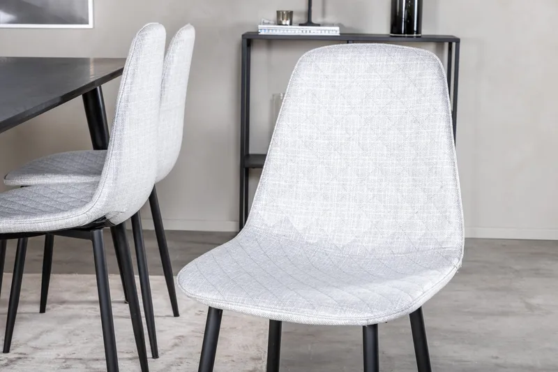 Balisa Spisegruppe 180 cm + 6 stk Ypas Spisestoler - Møbler - Bord - Spisegruppe