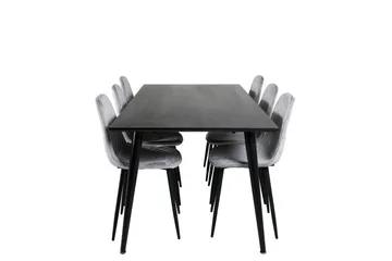 Balisa Spisegruppe 180 cm + 6 stk Ypas Spisestoler - Møbler - Bord - Spisegruppe