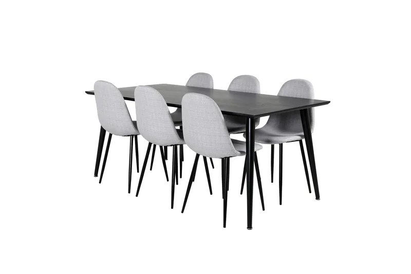 Balisa Spisegruppe 180 cm + 6 stk Ypas Spisestoler