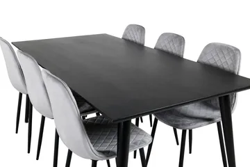 Balisa Spisegruppe 180 cm + 6 stk Ypas Spisestoler - Møbler - Bord - Spisegruppe