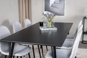 Balisa Spisegruppe 180 cm + 6 stk Ypas Spisestoler - Møbler - Bord - Spisegruppe