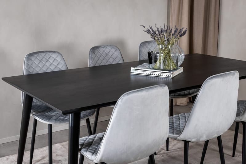 Balisa Spisegruppe 180 cm + 6 stk Ypas Spisestoler - Møbler - Bord - Spisegruppe
