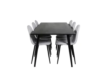 Balisa Spisegruppe 180 cm + 6 stk Ypas Spisestoler - Møbler - Bord - Spisegruppe