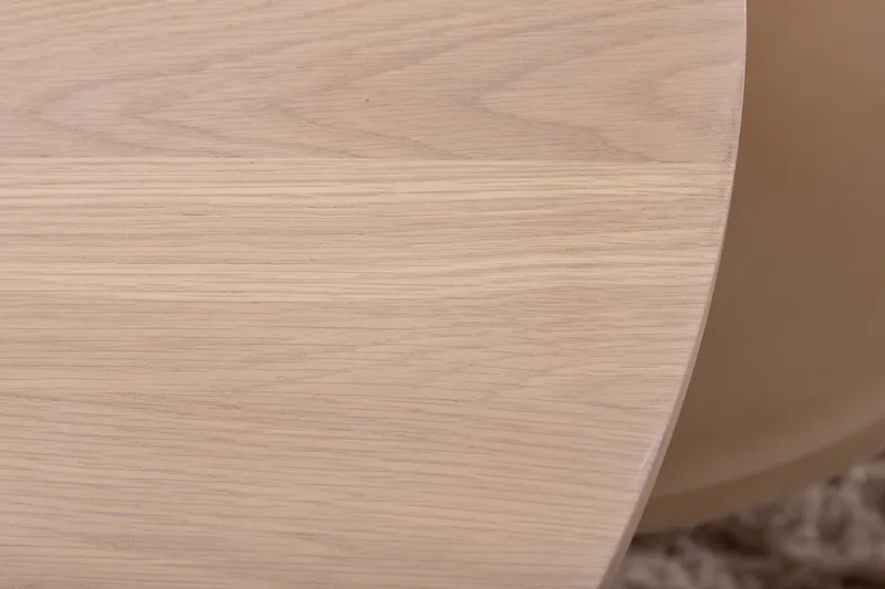 Biana Spisegruppe 100 cm Rund inkl. 4 Velvets Stoler - Beige/Svart - Møbler - Bord - Spisegruppe