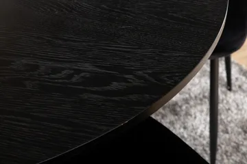 Biana Spisegruppe 110 cm Rund inkl. 4 Pontus Stoler - Svart - Møbler - Bord - Spisegruppe