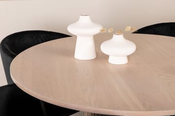 Bianca Rundt Spisebord med 4stk Berit Spisestol - Møbler - Bord - Spisegruppe
